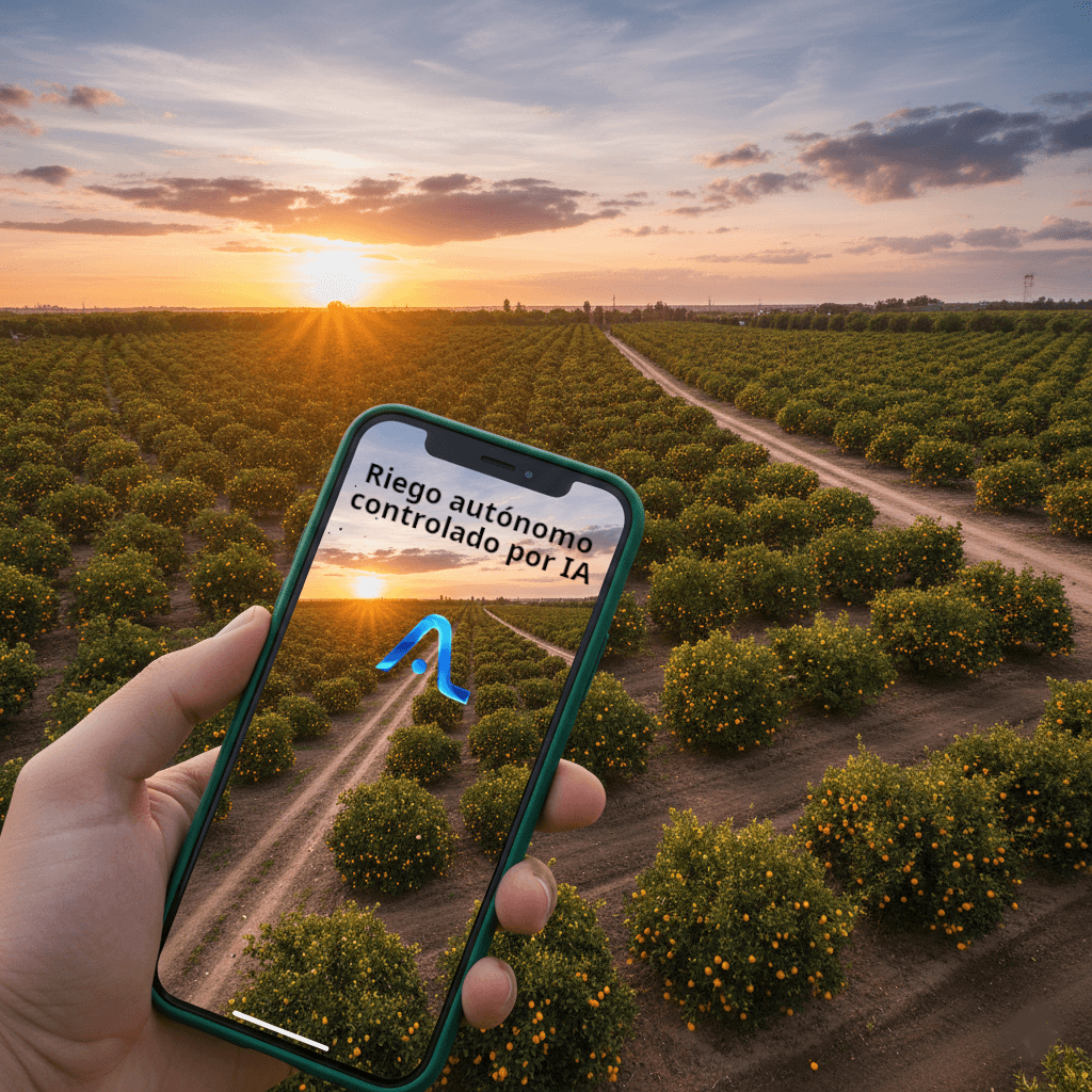 Sistemas de riego IA automáticos